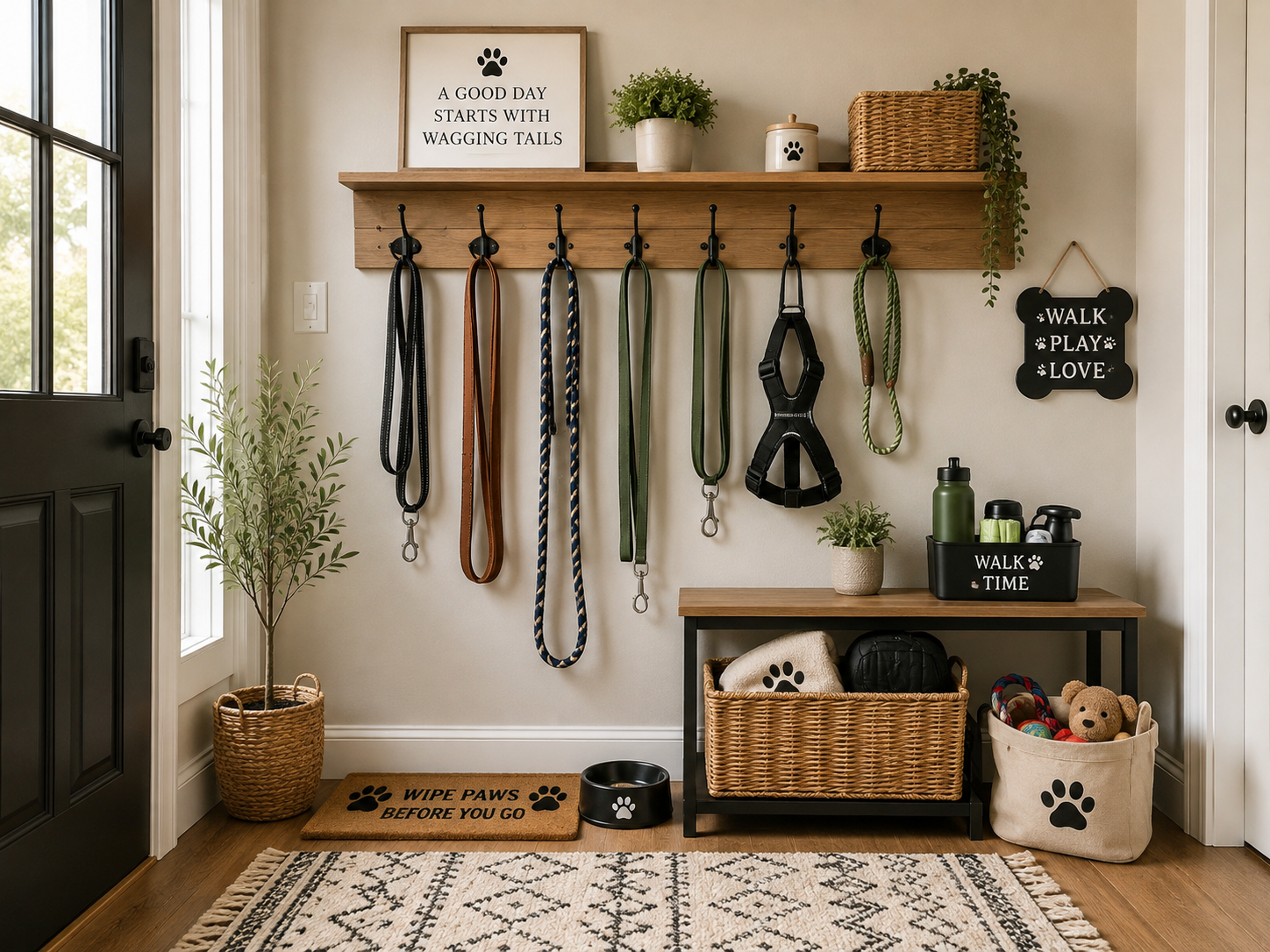 10 Dog Leash Storage Ideas for an Organized Home